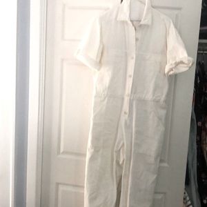 NWT white denim like jumpsuit by Native One